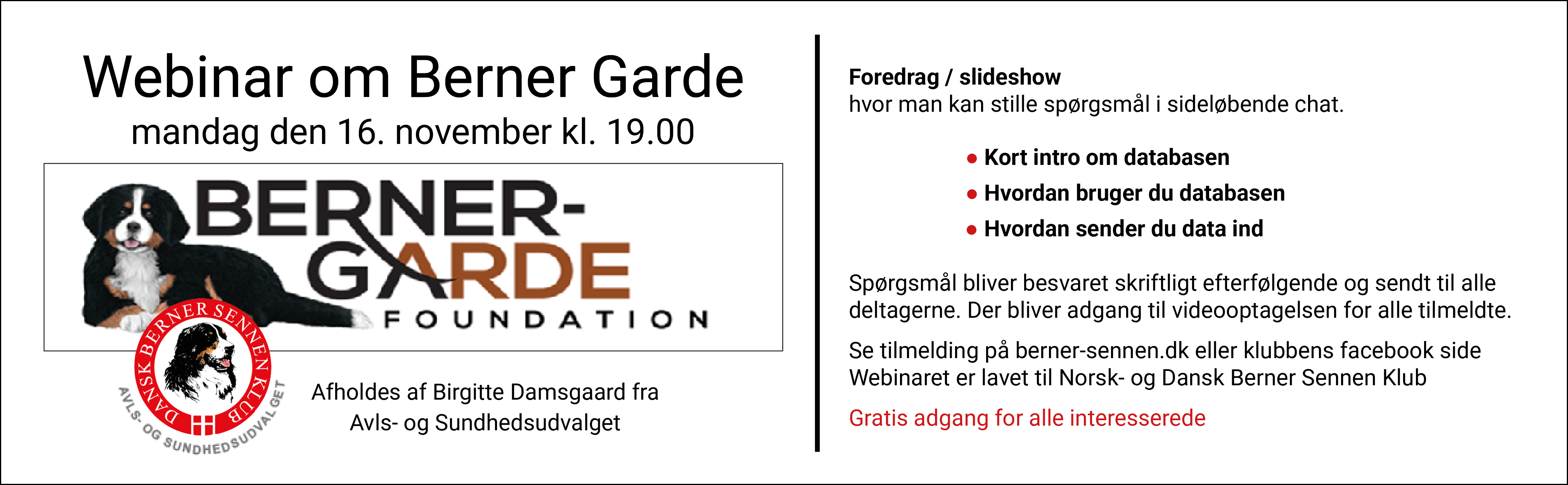 Dansk Berner sennen Klub